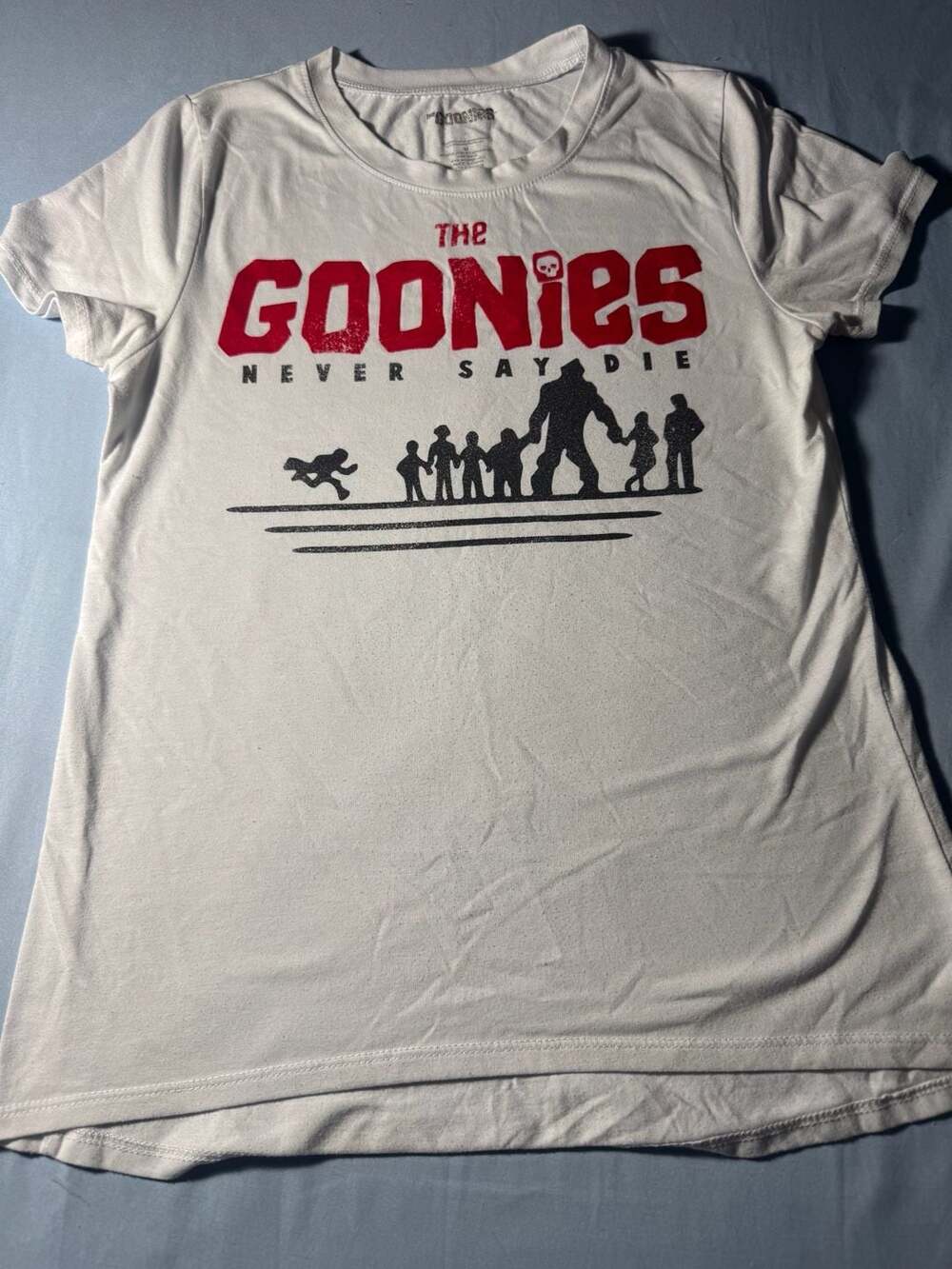 The Goonies Never Say Die Graphic T-Shirt Size M White